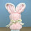 Karymi Soft Bunny Towel 50x25cm with Pearl Strap 5