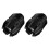 MUSEYA Motorcycle Frame Sliders Black 2 Pack 6