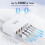 100W GaN6-ports USB-C og USB-A opladerhub 2