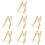 7Pièces Chevalets En Bambou Beige Pour Photos Tableaux 11