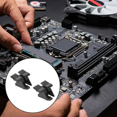 EASTIN 5Pcs Desktop Computer Mainboard With Fishtail Fixing Clip Socket Replacement 2
