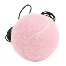 Tennis-Trainingsball mit Schnur rosa Gummi-Filz