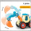 4-Pack Construction Truck Toy Set, Educational Engineering Vehicles, Play Fun Gift 5