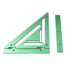 Dachstuhllehre aus Aluminium grün mit Schablone