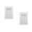 2Pièces Planche À Nœuds Macramé Blanche En Mousse Avec Grille Claire 4
