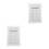 2Pièces Planche À Nœuds Macramé Blanche En Mousse Avec Grille Claire 6