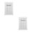 2Pièces Planche À Nœuds Macramé Blanche En Mousse Avec Grille Claire 8