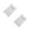 2Pièces Planche À Nœuds Macramé Blanche En Mousse Avec Grille Claire 10