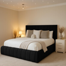 6FT Super King Bedframe With Headboard & Mattress