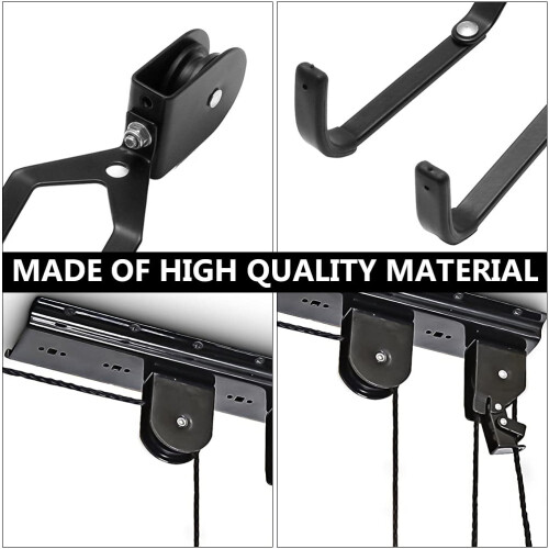 Heavy Duty Ceiling Bike Hoist Storage System 1