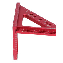 Règle en aluminium multi-angle 3D, équerre de menuisier à 45/90 et pêcherie d'angle