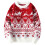 Pull de Noël homme avec broderie de rennes (1 pièce) 4