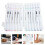 3Sets Durable Acrylic Paint Pens Double-End Colored Marker Pens 9