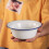 Large Enamel Basin Enamelware Bowls for and in Kitchen 1Pcs 8
