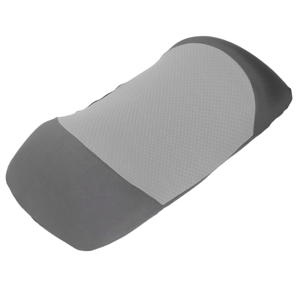 Black/Gray Ergonomic Lumbar Support Pillow 55X26x11cm Memory Foam