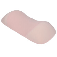 Cuscino lombare rosa pesca per auto e ufficio, in schiuma memory