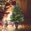Mini Artificial Christmas Tree with LED Lights 3ft 5