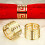 Serviettenringe aus Goldlegierung, 16er-Pack – 4,3 cm Durchmesser 3