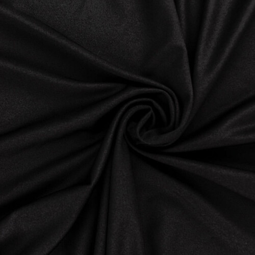 60" x 10 γιάρδες μαύρο spandex 4-way ελαστικό ύφασμα μπουλόνι που τοποθετείται-up ραπτική 1