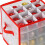 Christmas Ornament Organizer Waterproof 64-Ball Container 8