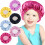 Bonnet bébé en satin avec cordon de serrage ajustable 4