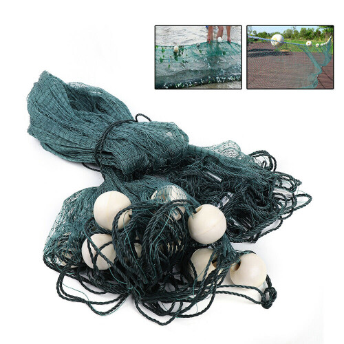 Visnet 2x10M Handwerpnet Sleepnet Nylon Net Strandnet Aasnet Gemakkelijk Uitwerpen 1