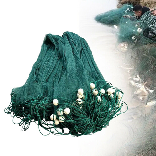 Visnet 2x10M Handwerpnet Sleepnet Nylon Net Strandnet Aasnet Gemakkelijk Uitwerpen 2