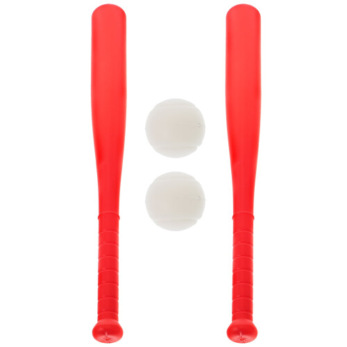2 Plastic Baseball Bats for Kids - 18" Set for Backyard Games 2