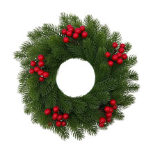 Guirlanda de Natal artificial grande e verde para decoração interna e externa – compatível com portas, janelas, paredes e árvores de Natal.