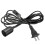 Cabo para luminária pendente E26/E27 com interruptor – 2,5 m, preto 1
