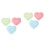 6Pcs Assorted Ceramic Pet Food Bowls Heart-Shaped for Hamster Use 4