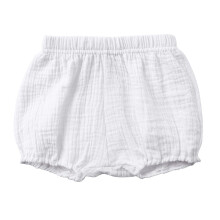 Baby Girls Boys Bloomers Newborn Toddler Kids Unisex Cotton Linen Shorts Solid Color Cute Pants