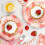 Rosa Erdbeer-Geburtstagsparty-Set: Teller, Becher, Servietten 2