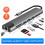 4 / 8In1USB3.0Hub για προσαρμογέα φορητού υπολογιστή, σταθμός σύνδεσης Char8Ports για 2