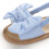2025Παντόφλες Babies First Walkers με φιόγκο για μωρά κορίτσια, χαριτωμένα καλοκαιρινά φλατ 7