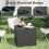 31-Gallon Outdoor Storage Box Waterproof UV-Resistant 4