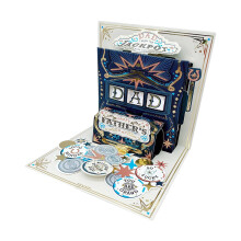 HOMYL 3D Father'S Day Card Father's Day Greeting Card for Grandfather Men Step Dad