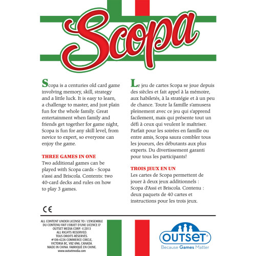 Scopa - perinteinen italialainen korttipeli 2