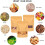 72 unidades de sacos Kraft com fecho zip-lock, 17,8 x 25,4 cm (7 x 10 polegadas), com janela. 5