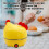 7-Egg Capacity Chicken-Shaped Egg Cooker – Cute Mini Steamer, for Eggs/Sweet Potatoes/Corn, Automatic Shut-Off 6