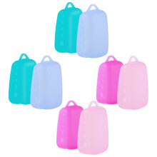 Travel Toothbrush Protector Cases, Compact Food-Grade Silicone, Assorted Colors for Everyday Use