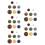5Sets Assorted Color Stone Planet Model Solar System Toy for Education 6