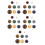 5Sets Assorted Color Stone Planet Model Solar System Toy for Education 8