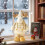 Festive Reindeer Cloth Figurine Desktop Ornament 1