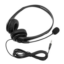 Kabelgebundene Kopfhörer, Computer-Laptop-Headsets mit 3,5-mm-Klinkenstecker, leicht, für Musik, Lernen und Telefonate