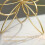 Esfera decorativa de metal dourado de 8 polegadas 5