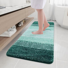 Microfiber Shag Bath Mat Non-Slip 59 x 20 in
