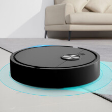 3-in-1 oplaadbare robotstofzuiger voor studentenkamers en auto – zuigen, vegen en dweilen; geschikt voor studentenkamers.