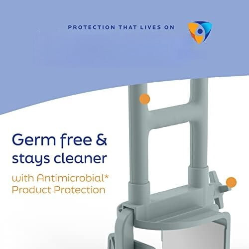 Barre d'appui de baignoire avec protection Microban 1