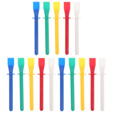 Conjunto de 15 espátulas coloridas para cola (11,5 cm x 2 cm x 1,2 cm) – Aplicador e espalhador de cola para artesanato e projetos DIY.
